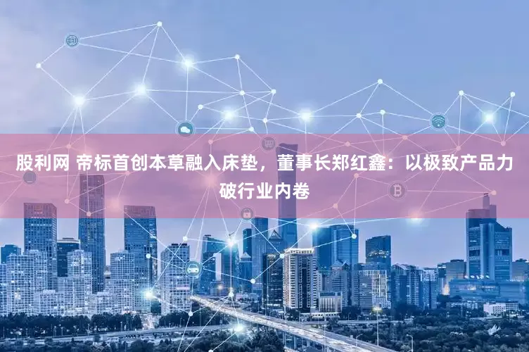 股利网 帝标首创本草融入床垫，董事长郑红鑫：以极致产品力破行业内卷